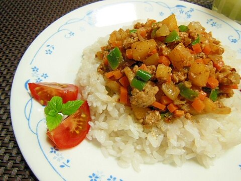 コロコロ♡ちょい甘が美味~なリンゴのドライカレー♪